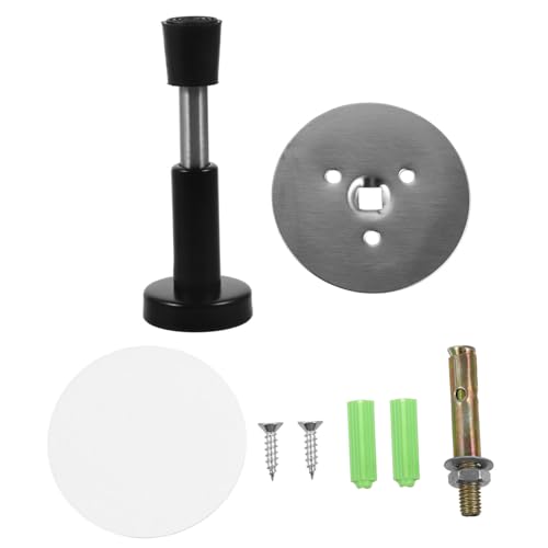 PEPLAYTAL Edelstahl Türstopper mit Dämpfung Hydraulischer Türanschlag kein Bohren Leise und Stoßfest Kompatibel für Holz Glastüren Einfache Montage für Wohn Hotelbereiche von PEPLAYTAL