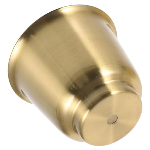 PEPLAYTAL Eisen Lampenschirm Kupferfarben Retro Industrie Design Metall Lampenabdeckung für Tischlampe Leicht Installierbar Robust und Dekorativ für Wohnzimmer Bar Schlafzimmer von PEPLAYTAL