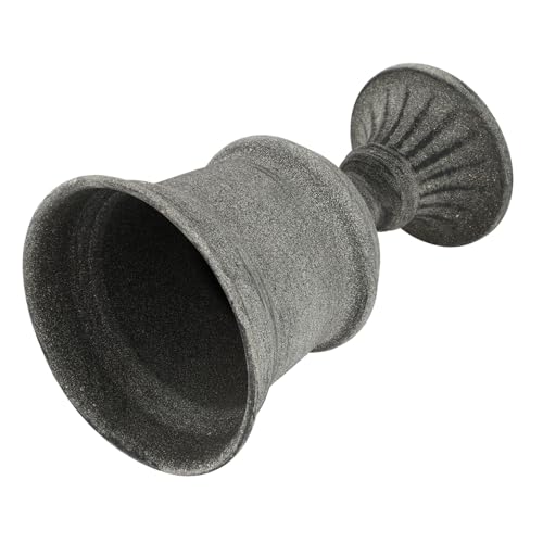 PEPLAYTAL Eiserne Blumenvase Retro Metall Blumentopf für Tischdekoration Stabiles Design für Büro Hochzeit Innenbereich Rustikale Blumendeko für Frische und Getrocknete Blumen von PEPLAYTAL