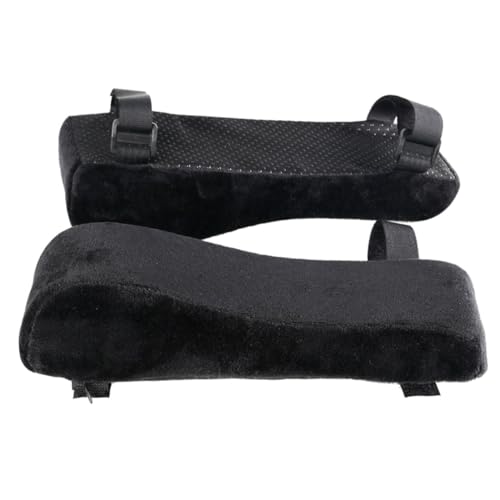 PEPLAYTAL Elbow Support Kissen Memory Schaum Rutschfestes Armlehnenpolster für Bürostuhl und Gaming Chair Ergonomisch Entlastend Schwarzes Pu Material Verbessertes Sitzkomfort PEPLAYTAL Elbow Support Kissen Memory Schaum Rutschfestes Armlehnenpolster für Bürostuhl und Gaming Chair Ergonomisch Entlastend Schwarzes Pu Material Verbessertes Sitzkomfort von PEPLAYTAL