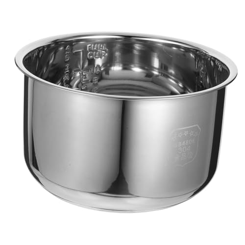 PEPLAYTAL Ersatz Edelstahl Innentopf für Reiskocher Dickwandig Antihaftbeschichtet mit Messskala Passend für Elektrische Reiskocher Langlebig und Sicher für Präzises Kochen PEPLAYTAL Ersatz Edelstahl Innentopf für Reiskocher Dickwandig Antihaftbeschichtet mit Messskala Passend für Elektrische Reiskocher Langlebig und Sicher für Präzises Kochen von PEPLAYTAL