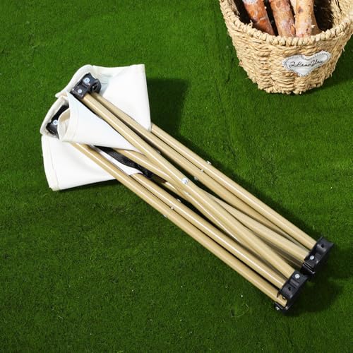 PEPLAYTAL Faltbarer Outdoor Hocker Klappstuhl Ultraleicht Tragbar Campingstuhl mit Tragetasche Robuster Klapphocker für Angeln Picknick Garten Camping von PEPLAYTAL