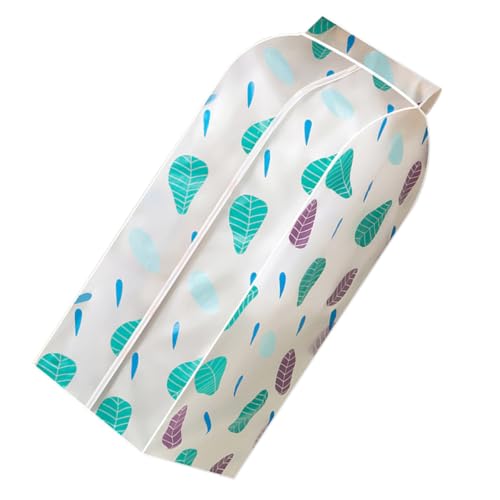 PEPLAYTAL Großer Peva Kleidersack mit Reißverschluss Bedruckt mit Frischem Blattmuster Atmungsaktiv für Anzüge und Mäntel zur Staubfreien Aufbewahrung und Reise PEPLAYTAL Großer Peva Kleidersack mit Reißverschluss Bedruckt mit Frischem Blattmuster Atmungsaktiv für Anzüge und Mäntel zur Staubfreien Aufbewahrung und Reise von PEPLAYTAL