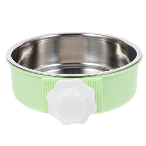 PEPLAYTAL Hängender Futternapf für Hunde Katzen Rutschfestes Design Große Umkippsicher Leicht zu Reinigen Umweltfreundlich Sicher und für Käfigbefestigung Grün PEPLAYTAL Hängender Futternapf für Hunde Katzen Rutschfestes Design Große Umkippsicher Leicht zu Reinigen Umweltfreundlich Sicher und für Käfigbefestigung Grün von PEPLAYTAL