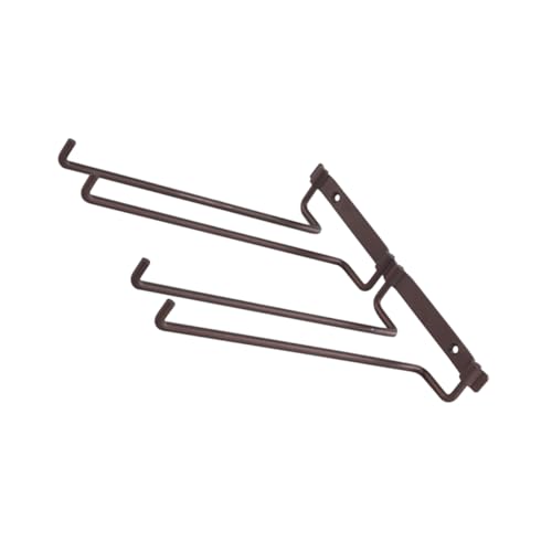 PEPLAYTAL Hängender Weinglashalter aus Reihiges Regal für Weingläser Stilvolles Display für Weinbecher Platzsparend und Elegant für Küche und Bar Bronze PEPLAYTAL Hängender Weinglashalter aus Reihiges Regal für Weingläser Stilvolles Display für Weinbecher Platzsparend und Elegant für Küche und Bar Bronze von PEPLAYTAL