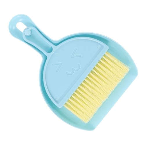 PEPLAYTAL Hamster Käfig Reinigungsbürsten Set Mini Kehrbesen Kehrschaufel aus Langlebigem PP mit Kombinierbarem Design für Meerschweinchen und Kaninchen Käfige Praktische Reinigung Schwer von PEPLAYTAL