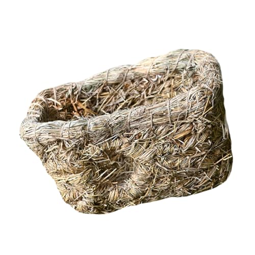 PEPLAYTAL Handgefertigtes Handgewebtes Haustiernest mit Doppeltem Eingang Atmungsaktives Kaninchenhaus und Katzenbett für Drinnen und Draußen Komfortables Schlafhaus für Kleine Haustiere PEPLAYTAL Handgefertigtes Handgewebtes Haustiernest mit Doppeltem Eingang Atmungsaktives Kaninchenhaus und Katzenbett für Drinnen und Draußen Komfortables Schlafhaus für Kleine Haustiere von PEPLAYTAL