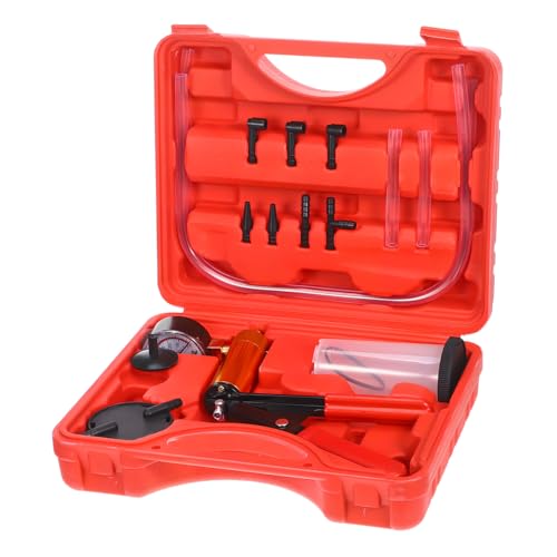 PEPLAYTAL Handliche Vakuumpumpe Bremsentlüfter Druckprüfer Bremsenentlüftungskit für Auto und Motorrad Profi Bremsflüssigkeit Entlüftungswerkzeug mit Vielseitiger Testfunktion PEPLAYTAL Handliche Vakuumpumpe Bremsentlüfter Druckprüfer Bremsenentlüftungskit für Auto und Motorrad Profi Bremsflüssigkeit Entlüftungswerkzeug mit Vielseitiger Testfunktion von PEPLAYTAL