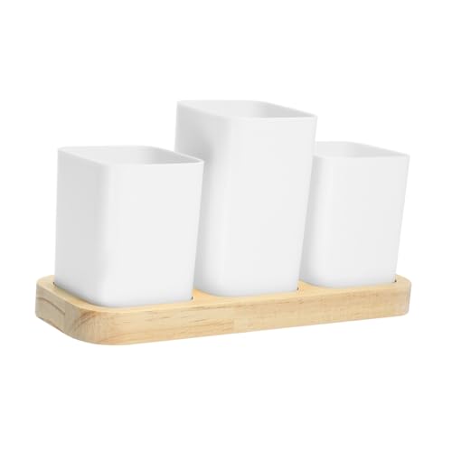 PEPLAYTAL Haushalts Besteck Organizer aus PP und Holz Fach Geteilte Utensilienbox zur Küchenaufbewahrung Vielseitiger Besteckhalter mit Glatter Oberfläche Einfach zu Reinigen und PEPLAYTAL Haushalts Besteck Organizer aus PP und Holz Fach Geteilte Utensilienbox zur Küchenaufbewahrung Vielseitiger Besteckhalter mit Glatter Oberfläche Einfach zu Reinigen und von PEPLAYTAL