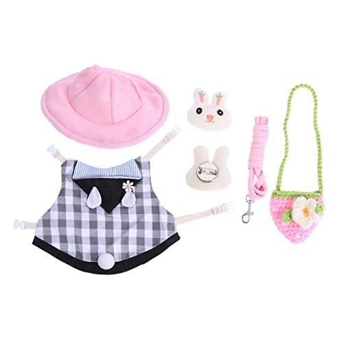 PEPLAYTAL Haustier Kostüm Set mit Hasengeschirrleine Niedliches Weste Outfit für Hochzeit Urlaub und Geburtstagsfeier Langlebiges Material Verarbeitung PEPLAYTAL Haustier Kostüm Set mit Hasengeschirrleine Niedliches Weste Outfit für Hochzeit Urlaub und Geburtstagsfeier Langlebiges Material Verarbeitung von PEPLAYTAL