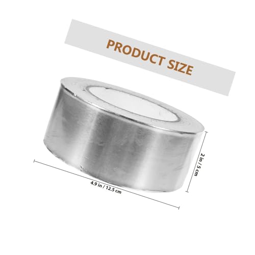 PEPLAYTAL Hitzebeständiges Aluminium Klebeband Leitfähiges Alu Isolierband für Abdichtung Dampfsperre und Wärmeisolierung Selbstklebendes Wasserdichtes Aluminiumfolie Klebeband für Rohr und PEPLAYTAL Hitzebeständiges Aluminium Klebeband Leitfähiges Alu Isolierband für Abdichtung Dampfsperre und Wärmeisolierung Selbstklebendes Wasserdichtes Aluminiumfolie Klebeband für Rohr und von PEPLAYTAL