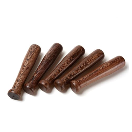 PEPLAYTAL Holzstößel aus Premium Holz Gewürzstampfer Knoblauchmörser Küchenwerkzeug für Gewürze Feinmahlung Zuhause von PEPLAYTAL