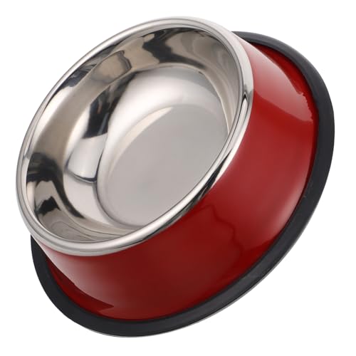 PEPLAYTAL Hundenapf rutschfest Poliert Futterschale für Katzen und Hunde Rot Robust Leicht zu Reinigen Modernes Design PEPLAYTAL Hundenapf rutschfest Poliert Futterschale für Katzen und Hunde Rot Robust Leicht zu Reinigen Modernes Design von PEPLAYTAL
