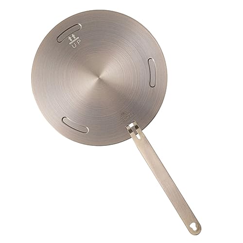 PEPLAYTAL Induktionskochfeld Adapterplatte Roségold Hitzebeständige Wärmeleitplatte für Gas und Elektroherd Gleichmäßige Wärmeverteilung Leicht zu Reinigen Küchenzubehör von PEPLAYTAL