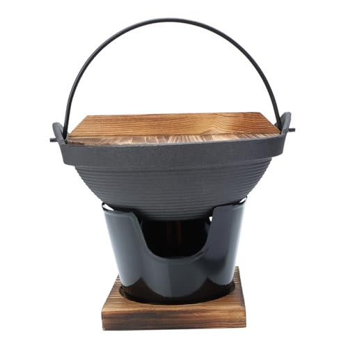 PEPLAYTAL Japanischer Gusseisen Sukiyaki Hot Pot Dickwandiger Temperaturbeständiger Camping Kochtopf mit Schnellem Gleichmäßigem Erhitzen Persönlicher Topf für Zuhause und Outdoor Einsatz PEPLAYTAL Japanischer Gusseisen Sukiyaki Hot Pot Dickwandiger Temperaturbeständiger Camping Kochtopf mit Schnellem Gleichmäßigem Erhitzen Persönlicher Topf für Zuhause und Outdoor Einsatz von PEPLAYTAL