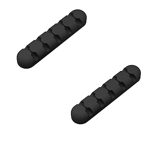 PEPLAYTAL Kabel Organizer aus Silikon Selbstklebende Kabelhalterung für Schreibtisch Flexibler Kabelmanagement Clip zur Aufbewahrung und Datenkabeln Schwarz PEPLAYTAL Kabel Organizer aus Silikon Selbstklebende Kabelhalterung für Schreibtisch Flexibler Kabelmanagement Clip zur Aufbewahrung und Datenkabeln Schwarz von PEPLAYTAL