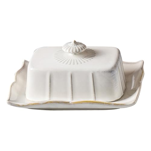PEPLAYTAL Keramik Butterdose mit Deckel Rechteckige Butterplatte aus Hochwertigem Hitzebeständigem Porzellan Mikrowellen und Kühlschrankgeeignet Vielseitig für Butter Käse Snacks Stilvolles PEPLAYTAL Keramik Butterdose mit Deckel Rechteckige Butterplatte aus Hochwertigem Hitzebeständigem Porzellan Mikrowellen und Kühlschrankgeeignet Vielseitig für Butter Käse Snacks Stilvolles von PEPLAYTAL