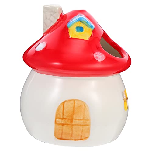 PEPLAYTAL Keramik Hamster Schlafnest Pilzform Kühlendes Versteck Kleintierhaus Für Zwerghamster Und Chinchillas Sicherer Schlafplatz Haustier Nest PEPLAYTAL Keramik Hamster Schlafnest Pilzform Kühlendes Versteck Kleintierhaus Für Zwerghamster Und Chinchillas Sicherer Schlafplatz Haustier Nest von PEPLAYTAL