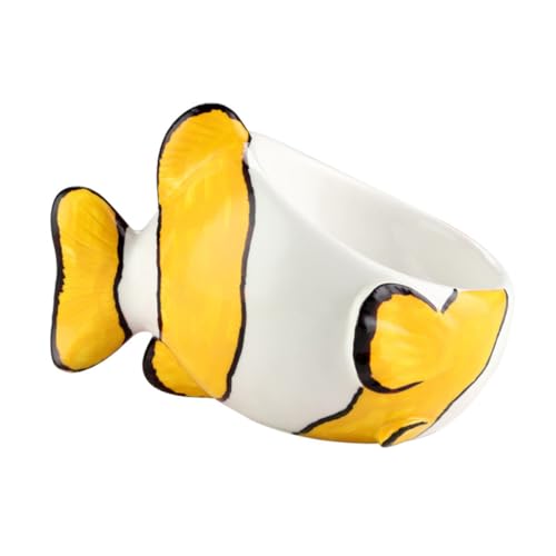 PEPLAYTAL Keramik Haustiernapf Rutschfestes Kippsicheres Design Komfortabler Fress und Wassernapf für Katzen und Kleine Hunde Gelb für Haushalt und Tägliche Nutzung PEPLAYTAL Keramik Haustiernapf Rutschfestes Kippsicheres Design Komfortabler Fress und Wassernapf für Katzen und Kleine Hunde Gelb für Haushalt und Tägliche Nutzung von PEPLAYTAL