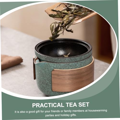 PEPLAYTAL Keramik Kung Fu Teeset mit Teekanne und Tragbares Outdoor Set mit Feinem Filter für Losen Tee Hitzebeständig Leicht zu Reinigen als Geschenk für Zuhause PEPLAYTAL Keramik Kung Fu Teeset mit Teekanne und Tragbares Outdoor Set mit Feinem Filter für Losen Tee Hitzebeständig Leicht zu Reinigen als Geschenk für Zuhause von PEPLAYTAL