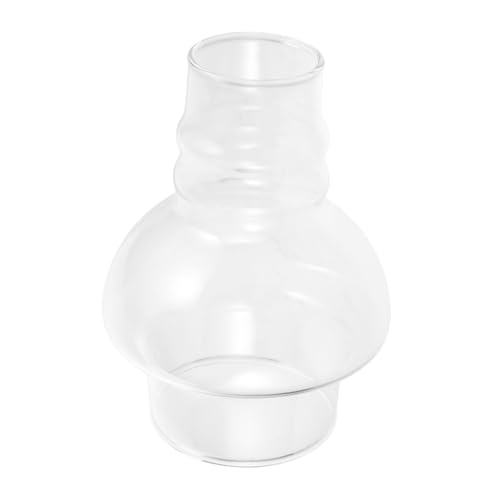 PEPLAYTAL Klares Glas Lampenschirm Ersatzschirm für Kerosinlampen Robustes Glas Lampenschirm Schützender Lampenabdeckung Minimalistisches Design für Wohn Esszimmer Einfache Installation von PEPLAYTAL