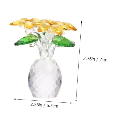 PEPLAYTAL Kleine Ananasvase aus Kristallglas Dekorative Desktop deko Handgefertigte Einzigartige Kompakt und Stilvoll für Wohn Arbeitsbereich PEPLAYTAL Kleine Ananasvase aus Kristallglas Dekorative Desktop deko Handgefertigte Einzigartige Kompakt und Stilvoll für Wohn Arbeitsbereich von PEPLAYTAL