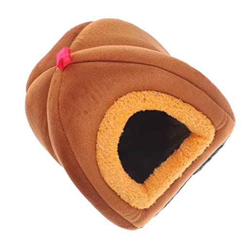 PEPLAYTAL Kleintier Schlafnest aus Warmem Langlebigem Material Nest für Igel Meerschweinchen Hamster Geeignet als Kaninchenbett Drinnen Haustierbett für Kleine Nager und Eichhörnchen PEPLAYTAL Kleintier Schlafnest aus Warmem Langlebigem Material Nest für Igel Meerschweinchen Hamster Geeignet als Kaninchenbett Drinnen Haustierbett für Kleine Nager und Eichhörnchen von PEPLAYTAL