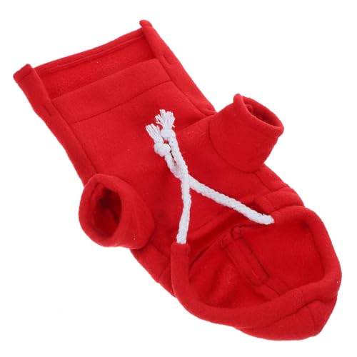 PEPLAYTAL Kleintier Sweatshirt Fleece Haustierkleidung Warm Atmungsaktiv für Meerschweinchen Hamster Frettchen Rot S Kleine Haustierkostüme Alltagspaziergang Party PEPLAYTAL Kleintier Sweatshirt Fleece Haustierkleidung Warm Atmungsaktiv für Meerschweinchen Hamster Frettchen Rot S Kleine Haustierkostüme Alltagspaziergang Party von PEPLAYTAL