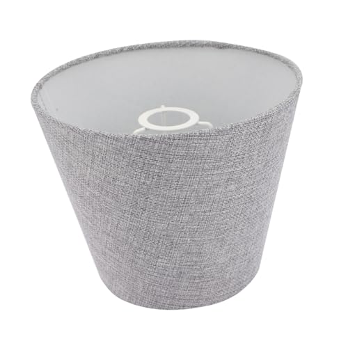 PEPLAYTAL Konischer Lampenschirm aus Robustem Kleiner Lampenschirm für Tisch Schreibtischlampe mit Sockel Vielseitig für Wohnzimmer Schlafzimmer Hotel und Arbeitszimmer Geeignet von PEPLAYTAL