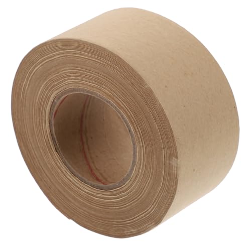 PEPLAYTAL Kraftpapier Klebeband Wasseraktiviert Recycelbar Stark Beschreibbar für Verpackung Versand und Umzug Verpackungsband Umweltfreundlich Robust und Leicht zu Reißen von PEPLAYTAL