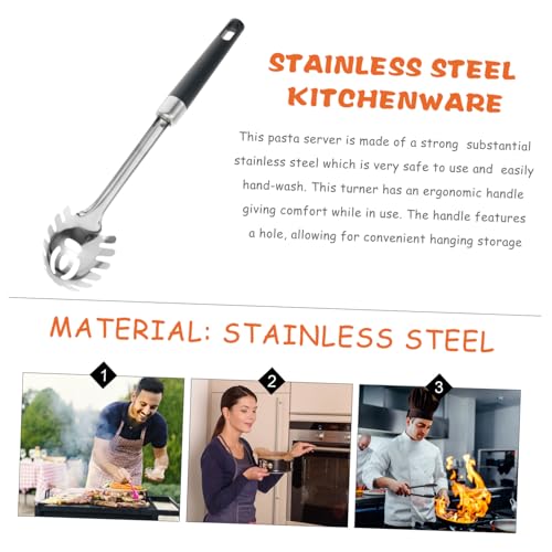 PEPLAYTAL Küchenutensil Nudelschöpfer mit Ergonomischem Vakuumgriff zum Aufhängen Langlebig und Sicher für Küche Catering Buffet und Zuhause Geeignet Zufällige Farbe Zufällige Farbe von PEPLAYTAL