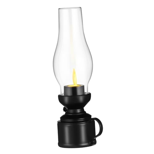 PEPLAYTAL LED Kerosinlampe Kunststoff Flammenlose Dekorative Petroleumlampe Tischlampe Leicht Kompakt für Innenbereich Garten Wohnzimmer Party Atmosphäre PEPLAYTAL LED Kerosinlampe Kunststoff Flammenlose Dekorative Petroleumlampe Tischlampe Leicht Kompakt für Innenbereich Garten Wohnzimmer Party Atmosphäre von PEPLAYTAL