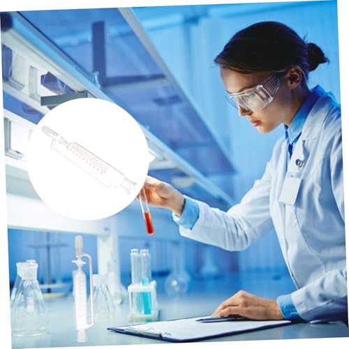 PEPLAYTAL Labor glas scheidetrichter Langlebiger Zylindrischer Separatory Funnel mit Ptfe piston Chemisch Beständig für Flüssigkeitstrennung in Schule Labor und Industrie Einfache von PEPLAYTAL