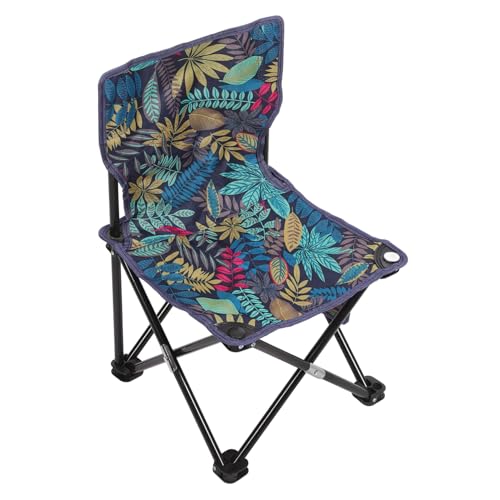 PEPLAYTAL Leichter Faltbarer Campingstuhl mit Rückenlehne Vielseitiger Outdoor klappstuhl für Angeln Picknick und Reisen Robuste Konstruktion Tragbar und Langlebig für Erwachsene von PEPLAYTAL