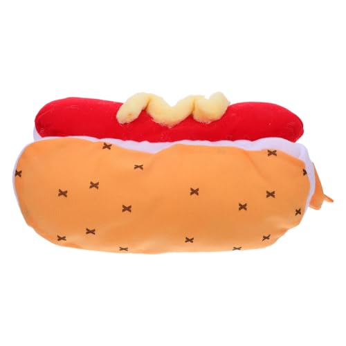 PEPLAYTAL Lustiges Hot Dog Hundekostüm für Kleine Hunde mit Verstellbarem Gurt Bequemes Halloween Karneval-Outfit Robustes Material Einfach Anzuziehen Perfektes Kostüm für Bilder und Partys PEPLAYTAL Lustiges Hot Dog Hundekostüm für Kleine Hunde mit Verstellbarem Gurt Bequemes Halloween Karneval-Outfit Robustes Material Einfach Anzuziehen Perfektes Kostüm für Bilder und Partys von PEPLAYTAL