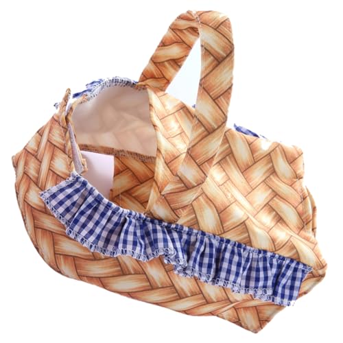 PEPLAYTAL Lustiges Hundekostüm Korb Design Witzige Pet Cosplay Kleidung für Halloween und Weihnachten Verkleidung für Kleine bis Große Hunde Festliches Outfit für Party und Fotoshootings von PEPLAYTAL