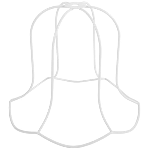 PEPLAYTAL Metall Lampenschirm Gestell Stabil Langlebig DIY Lampenrahmen für Tischlampen Vielseitig Einsetzbar Einfache Montage Vintage Kristall Leuchtenhalterung von PEPLAYTAL