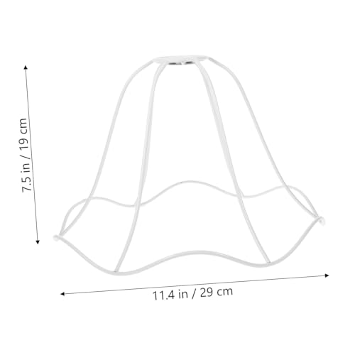 PEPLAYTAL Metall Lampenschirmrahmen Robust Stabil für DIY Tischlampen Lampenschirmhalterung Geeignet für Schreibtischleuchten Restaurant Beleuchtung Zubehör von PEPLAYTAL