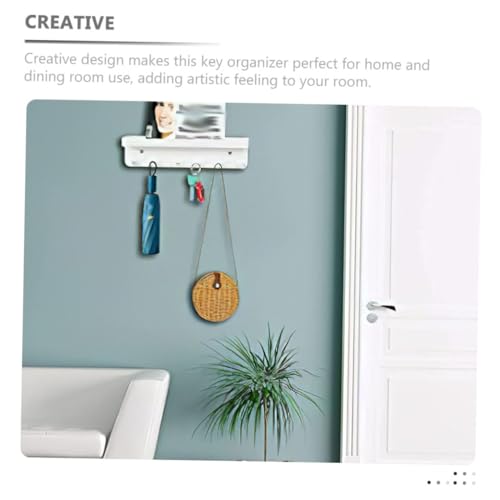 PEPLAYTAL Metall Schlüsselhalter Wand mit Ablagefach Praktischer Wandhaken Organizer für Schlüssel Post und Kleinteile Weiß Einfach zu Montieren für Flur und Eingangsbereich PEPLAYTAL Metall Schlüsselhalter Wand mit Ablagefach Praktischer Wandhaken Organizer für Schlüssel Post und Kleinteile Weiß Einfach zu Montieren für Flur und Eingangsbereich von PEPLAYTAL