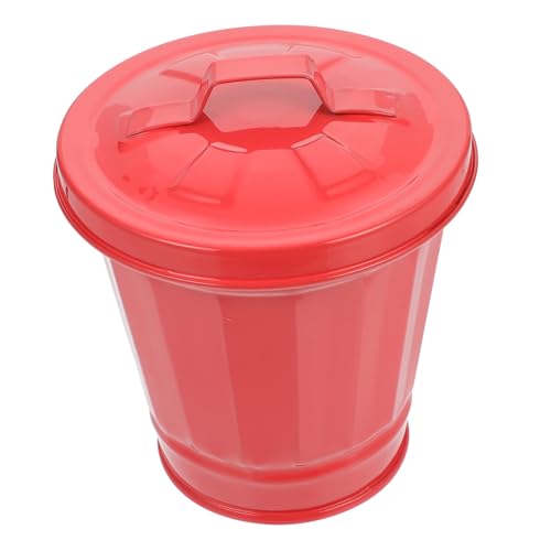 PEPLAYTAL Mini Desktop Mülleimer aus Eisen mit Deckel Kompakter Papierkorb und Dekorativer Blumentopf Langlebig Robust und Vielseitig für Büro Wohnzimmer und Schlafzimmer Geeignet PEPLAYTAL Mini Desktop Mülleimer aus Eisen mit Deckel Kompakter Papierkorb und Dekorativer Blumentopf Langlebig Robust und Vielseitig für Büro Wohnzimmer und Schlafzimmer Geeignet von PEPLAYTAL