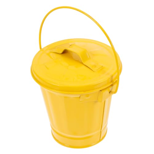 PEPLAYTAL Mini Metall Mülleimer mit Deckel und Griff Kompakter Kleiner Schreibtisch Abfallbehälter für Auto Küche und Büro Stabiler Platzsparender Desktop Papierkorb für Vielseitige Nutzung PEPLAYTAL Mini Metall Mülleimer mit Deckel und Griff Kompakter Kleiner Schreibtisch Abfallbehälter für Auto Küche und Büro Stabiler Platzsparender Desktop Papierkorb für Vielseitige Nutzung von PEPLAYTAL