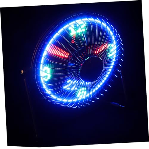 PEPLAYTAL Mini USB mit LED Uhr und Temperaturanzeige Leiser Bürstenloser Motor Metallgehäuse Drehbar Tragbarer Persönlicher Tischventilator für Büro Zuhause Reisen PEPLAYTAL Mini USB mit LED Uhr und Temperaturanzeige Leiser Bürstenloser Motor Metallgehäuse Drehbar Tragbarer Persönlicher Tischventilator für Büro Zuhause Reisen von PEPLAYTAL