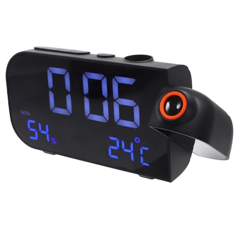 PEPLAYTAL Multifunktionaler Projektionswecker mit Radio Digitaler Anzeige USB Stromversorgung Dualer Alarmfunktion Großer LED Screen für Schlafzimmer und Büro PEPLAYTAL Multifunktionaler Projektionswecker mit Radio Digitaler Anzeige USB Stromversorgung Dualer Alarmfunktion Großer LED Screen für Schlafzimmer und Büro von PEPLAYTAL