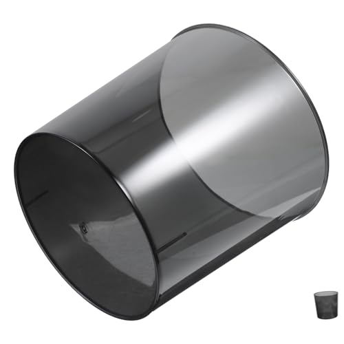 PEPLAYTAL Multifunktionaler Transparenter Mini tischabfalleimer für Büro und Zuhause Platzsparend Vielseitiger Aufbewahrungsbehälter für Müll und Kleinteile Geeignet für Schreibtisch und von PEPLAYTAL