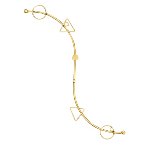 PEPLAYTAL Multifunktionaler Wandhaken aus Robustem Metall mit Schlichtem Nordic Design Goldfarben Einfacher Montage Platzsparend für Eingang Schlafzimmer Bad und Arbeitszimmer als Kleider von PEPLAYTAL