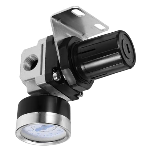 PEPLAYTAL Pneumatischer Druckminderer aus PC und Aluminium mit Manometer Präzise Druckregelung für Industrie und Automatisierung Einfache Installation Vielseitig Einsetzbar Anschluss für PEPLAYTAL Pneumatischer Druckminderer aus PC und Aluminium mit Manometer Präzise Druckregelung für Industrie und Automatisierung Einfache Installation Vielseitig Einsetzbar Anschluss für von PEPLAYTAL