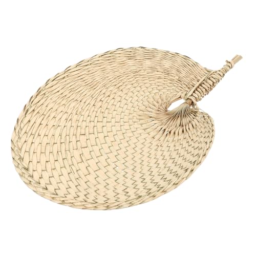 PEPLAYTAL Praktischer Handgefertigter Fächer aus Natürlichem Schilf Leichter und Langlebiger Cattail Leaf Fan für Sommer Tragbarer Kühler Fächer im Traditionellen Chinesischen Stil Geeignet PEPLAYTAL Praktischer Handgefertigter Fächer aus Natürlichem Schilf Leichter und Langlebiger Cattail Leaf Fan für Sommer Tragbarer Kühler Fächer im Traditionellen Chinesischen Stil Geeignet von PEPLAYTAL