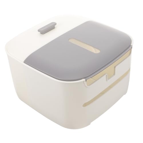 PEPLAYTAL Punchfreie Doppellagige Toilettenpapierbox mit Wasserdichtes für Badezimmer und Küche Einfache Reinigung Rostfrei Platzsparend Weiß PEPLAYTAL Punchfreie Doppellagige Toilettenpapierbox mit Wasserdichtes für Badezimmer und Küche Einfache Reinigung Rostfrei Platzsparend Weiß von PEPLAYTAL