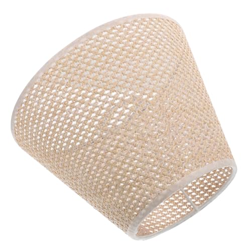 PEPLAYTAL Rattan Lampenschirm Tischlampe Roségold Handgefertigt Leicht Robustes Material Dekorativer Lampenzubehör Leuchtenschirm Wohnzimmer Beleuchtung PEPLAYTAL Rattan Lampenschirm Tischlampe Roségold Handgefertigt Leicht Robustes Material Dekorativer Lampenzubehör Leuchtenschirm Wohnzimmer Beleuchtung von PEPLAYTAL