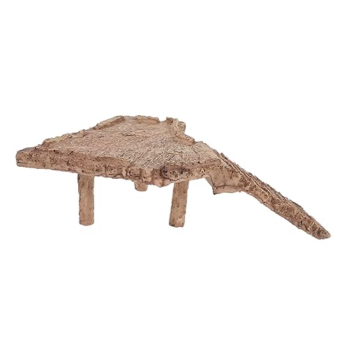 PEPLAYTAL Resin Schildkröten Sonnenplattform Aquarium Dekoration Kletterplattform Reptilien Sonnenplatz Unterschlupf Lebensnahes Habitat für Wasserschildkröten und Terrarienpflege von PEPLAYTAL